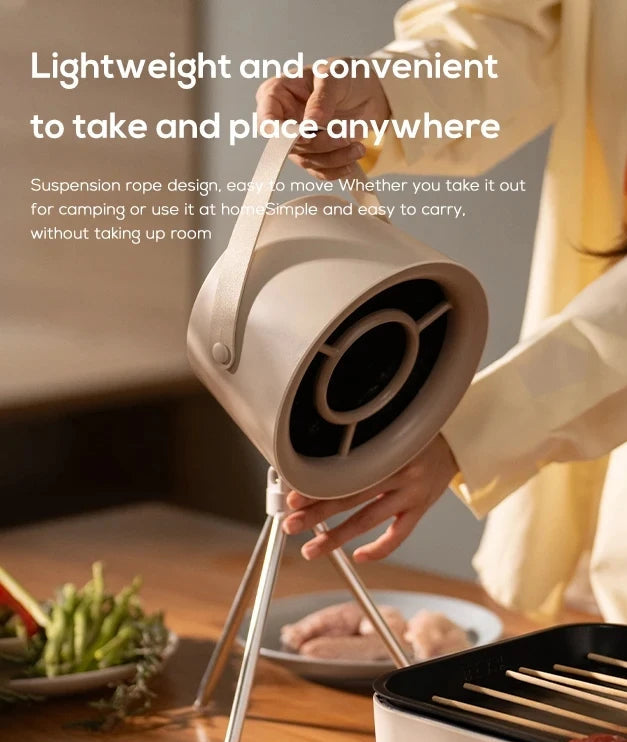 Mini Extractor de humo para Cocina y Barbacoa