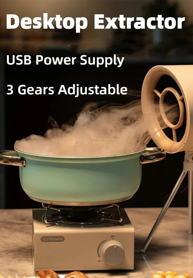 Mini Extractor de humo para Cocina y Barbacoa
